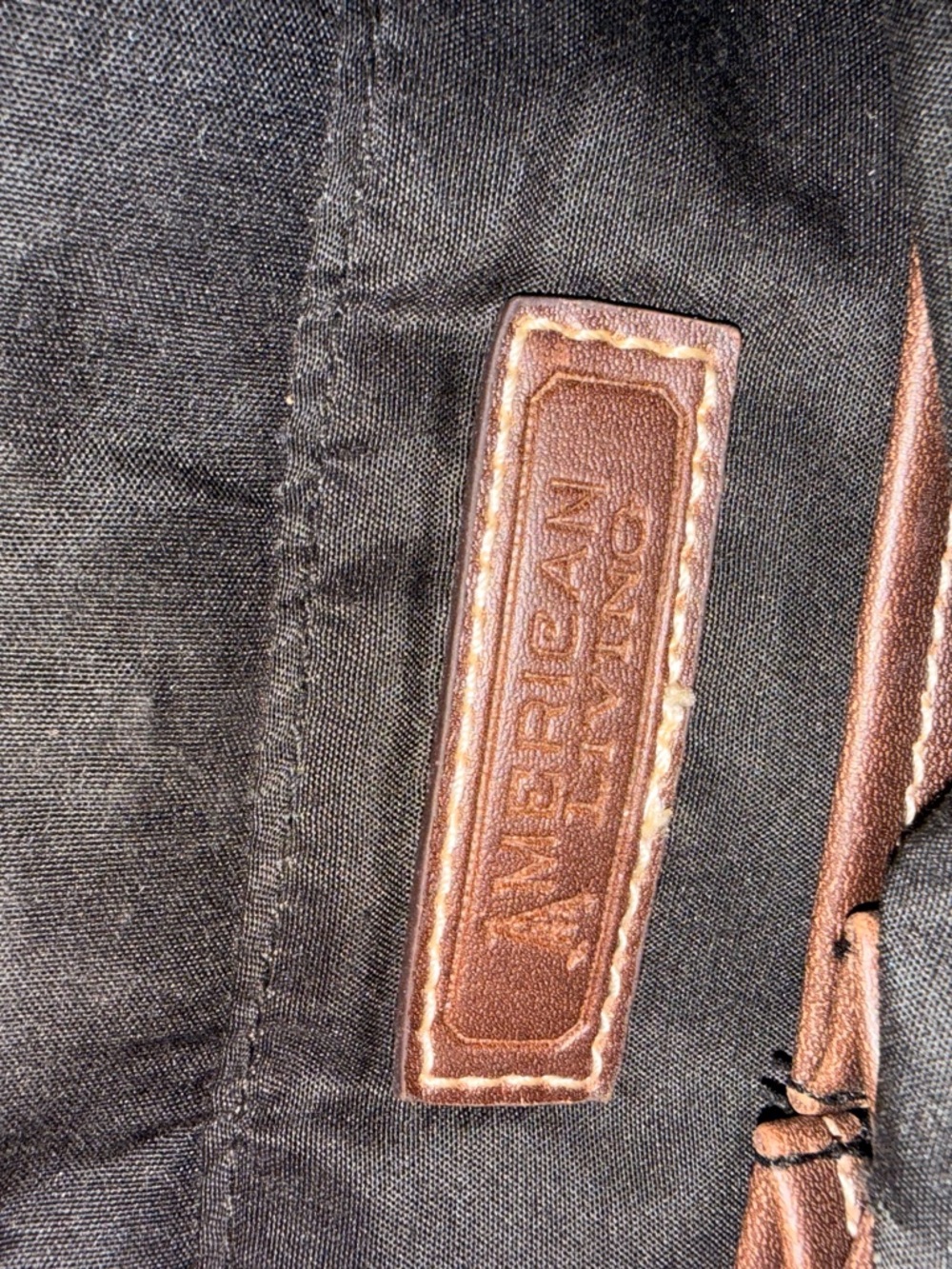 American Living Black and Brown Shoulder Bag - Picture 7 of 7
